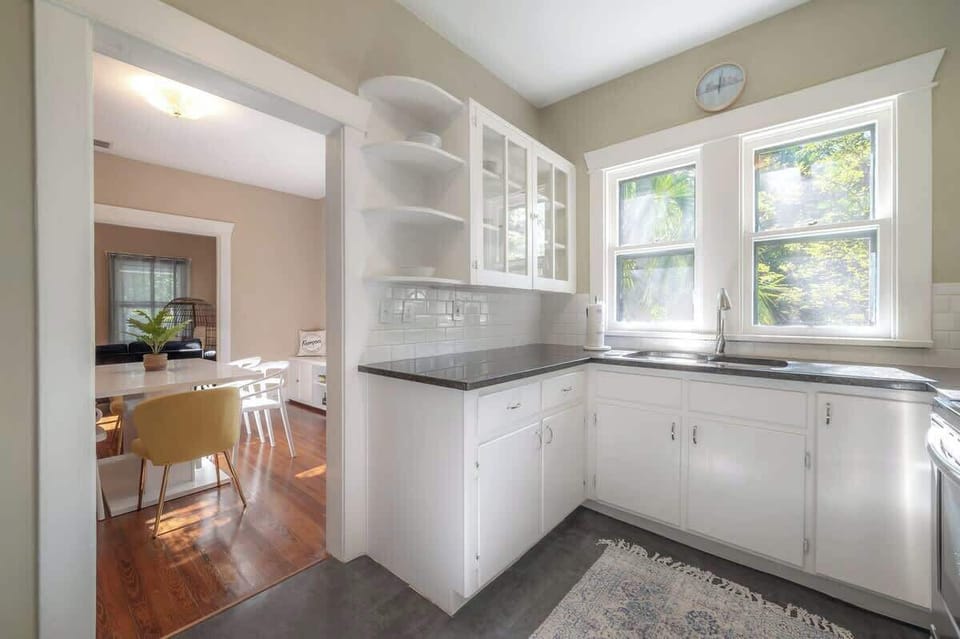 Your culinary playground: stove, oven, microwave, and all the essentials