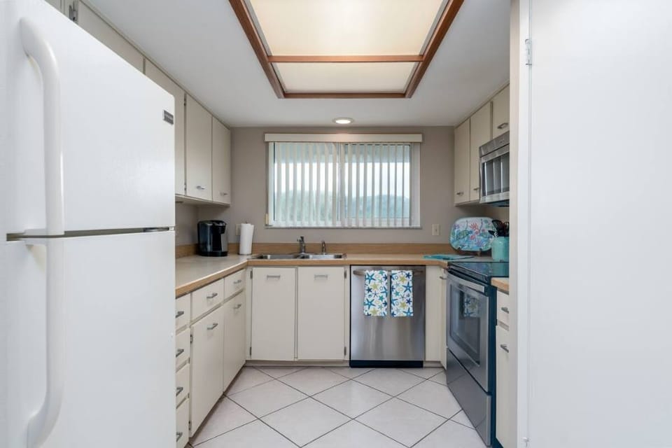 Kitchen is fully stocked! It has everything you need to make a meal!