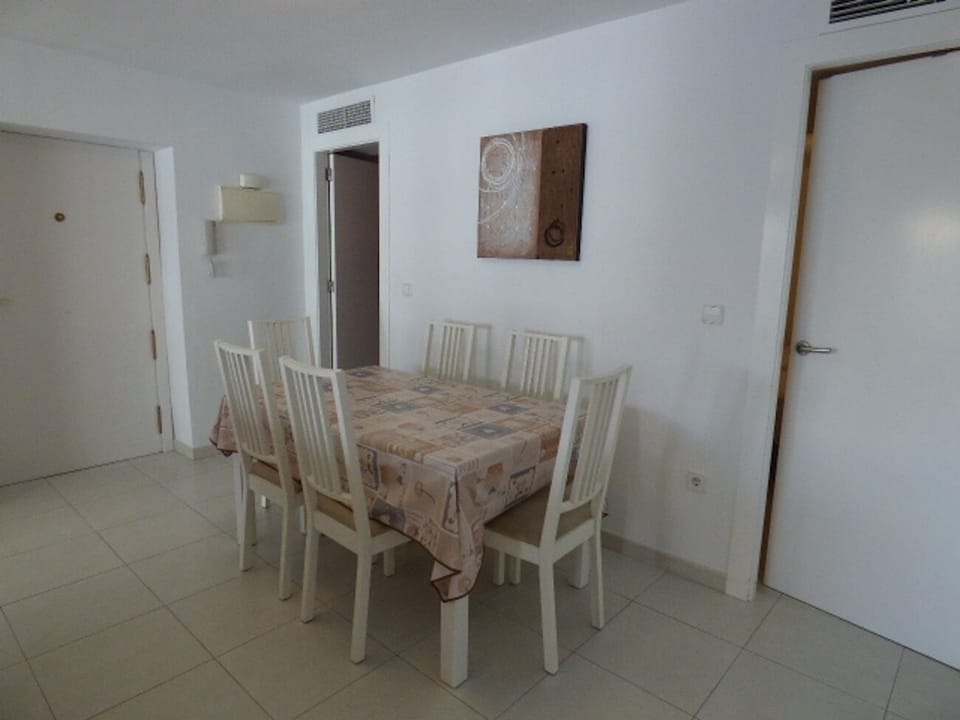 Inside dining table