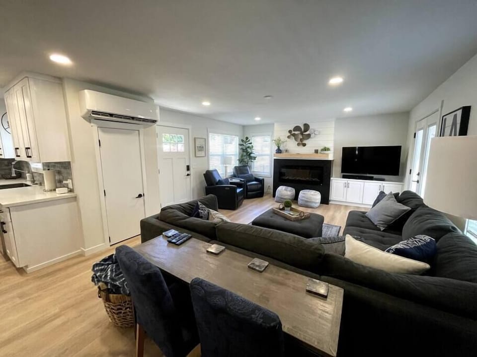 Family room open concept to the kitchen.