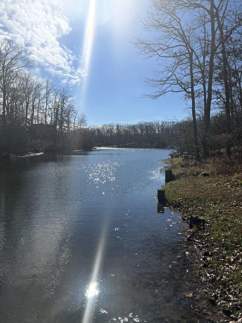 Enjoy the peace down on the dock