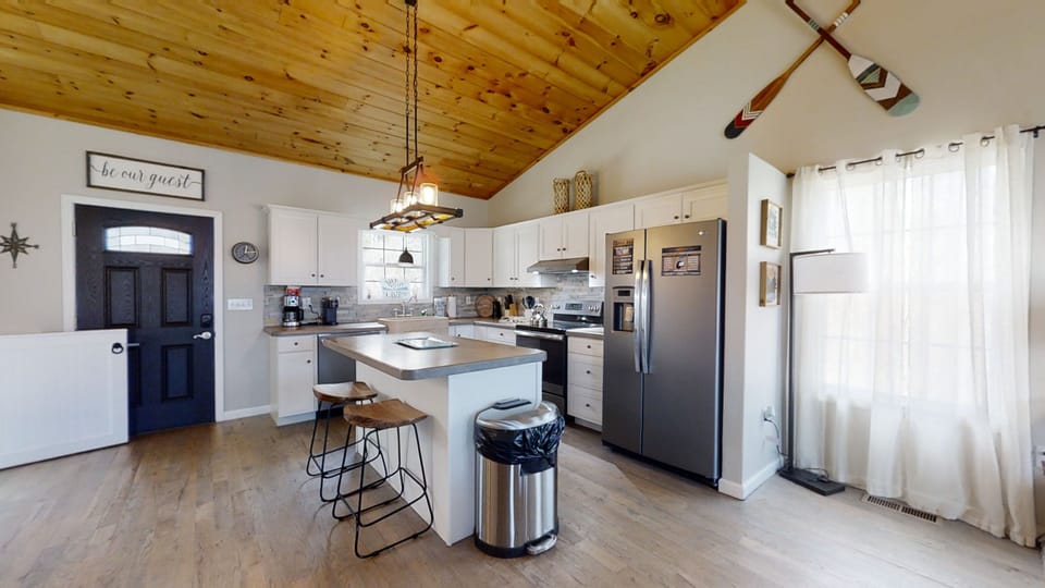 Features everything you need for a comfortable stay, including plenty of counter space for meal prep.
