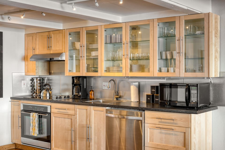 Fully-equipped kitchen.