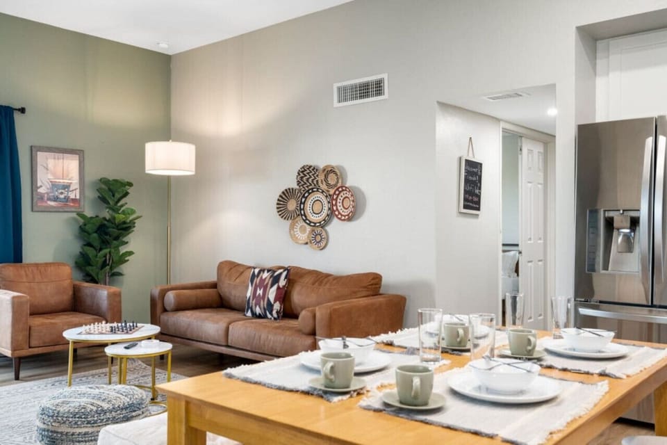 Trendy decor and seating make this the perfect spot to connect and laugh!