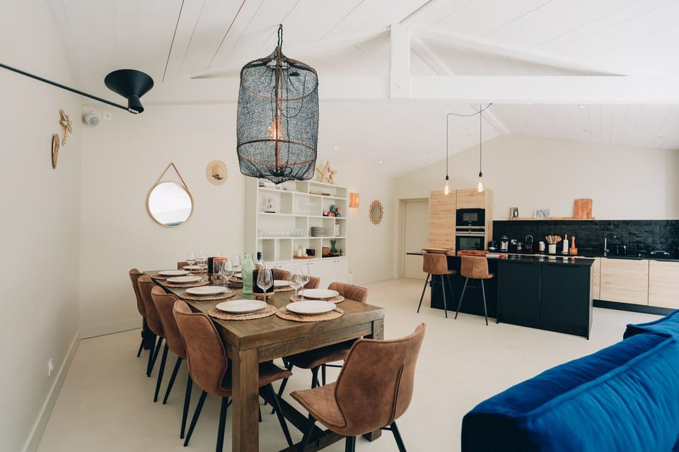 Bright dining room