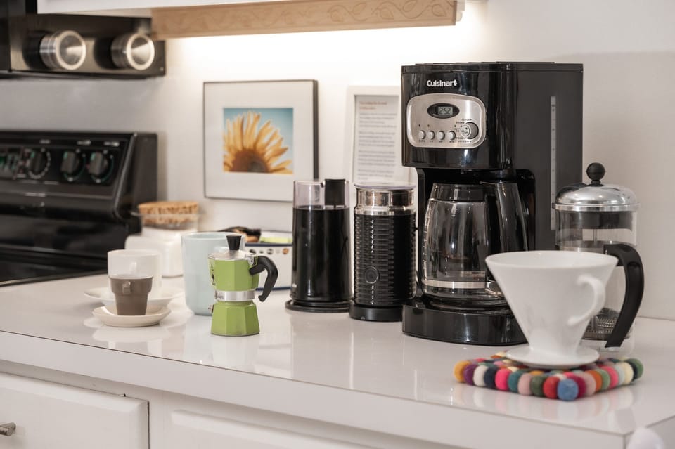 Lots of coffee making accessories to make your perfect brew.