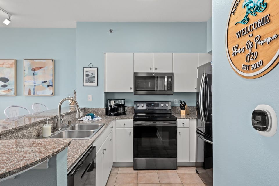 Kitchen with upgraded appliances