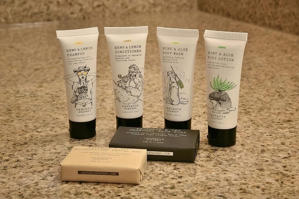 Indulge in premium toiletries for a refreshed, spa-like start.