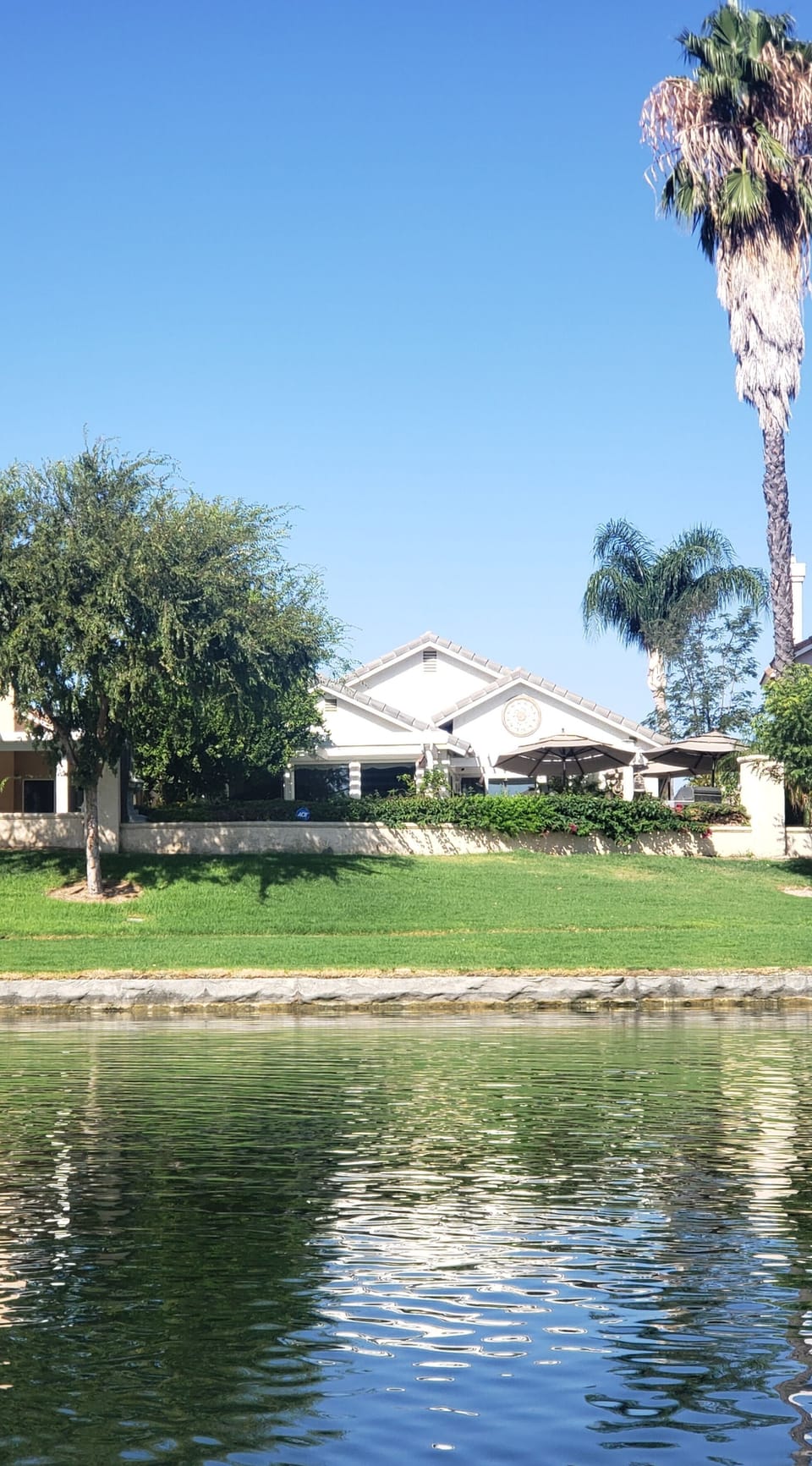 Back of house from lake