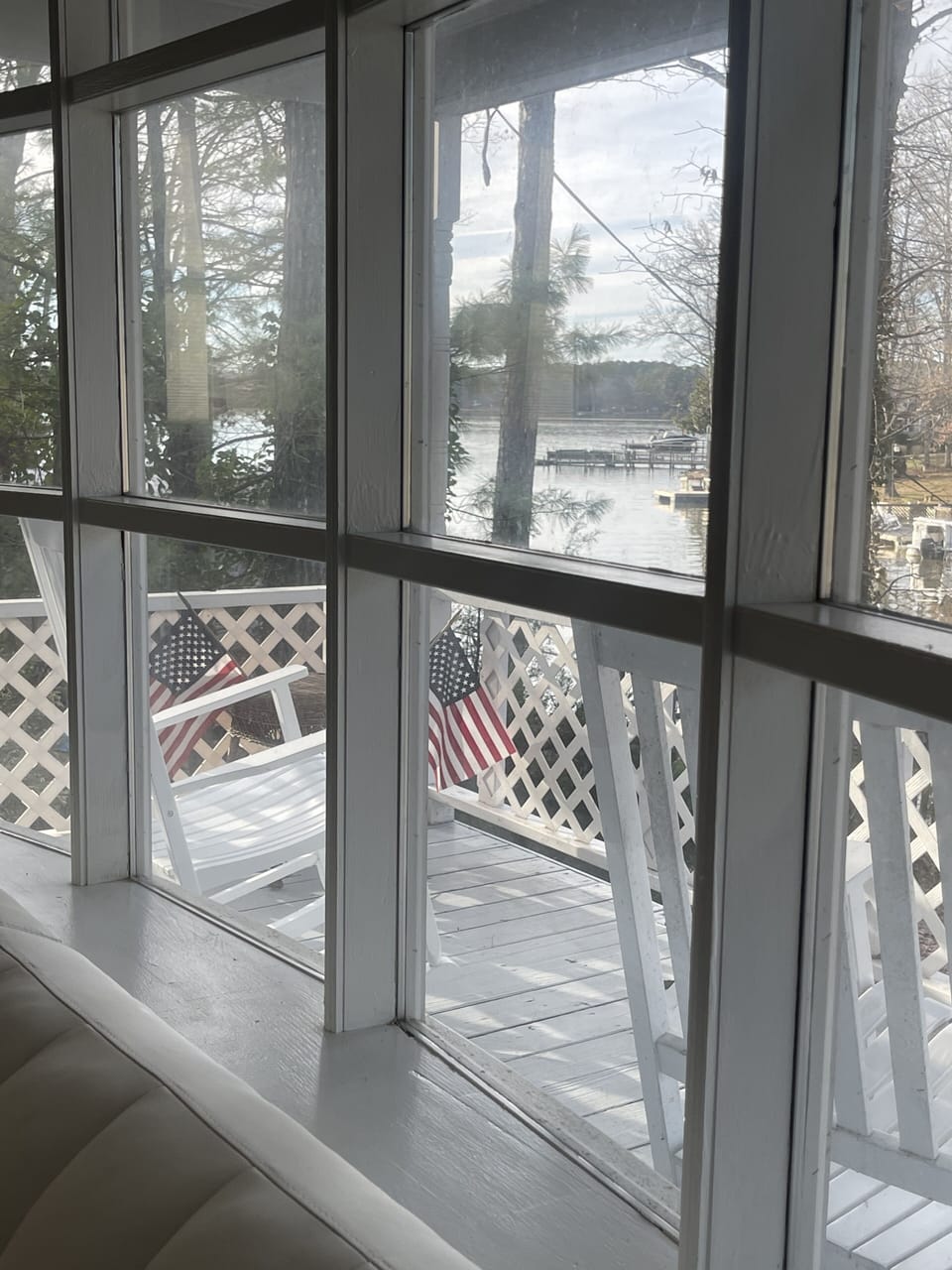 lake side porch 
