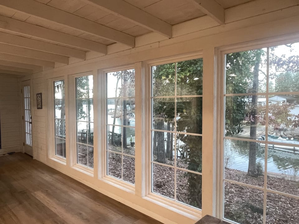 wall of windows!