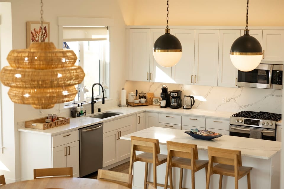 {Kitchen} Designer details, premium finishes, and a pantry made for game nights.