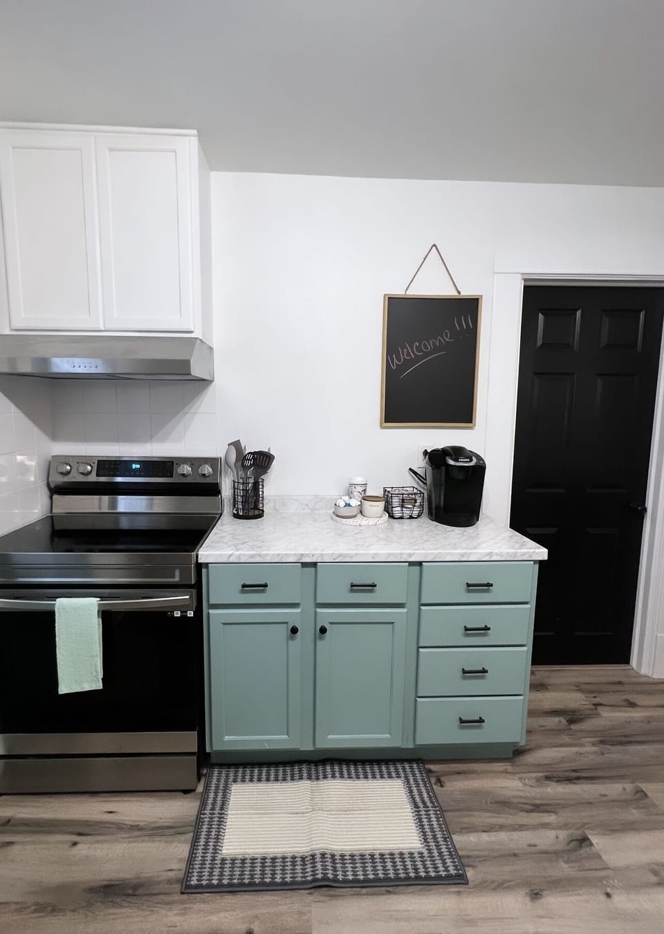 Fully stocked kitchen