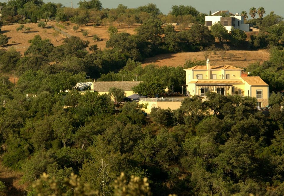 Villa from across the valley