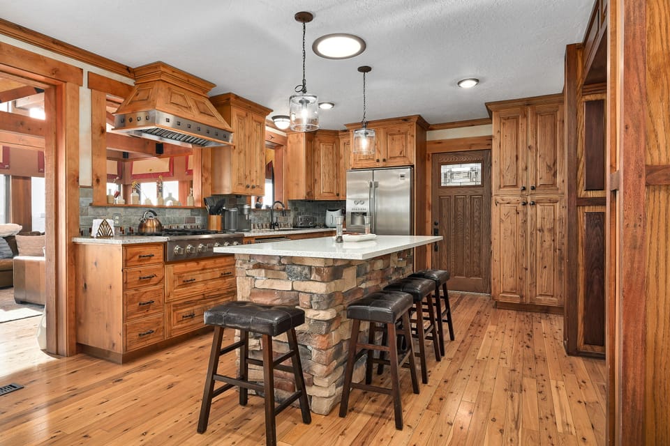 Gather around the kitchen.