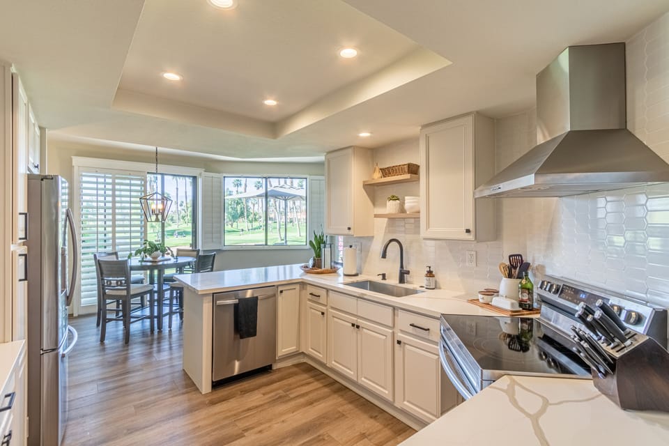 Kitchen  with stainless appliances