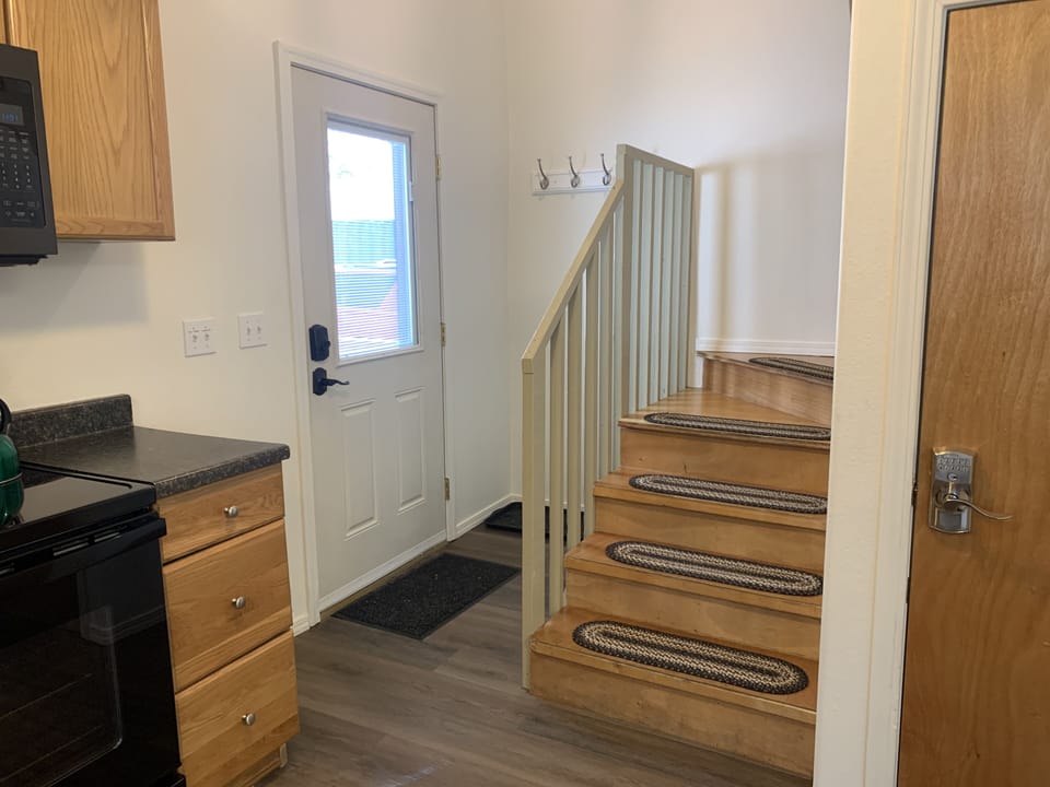 Kitchen and entryway