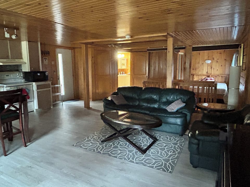 Upper level seating area