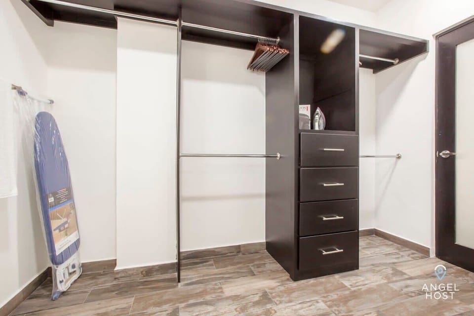 Ample closet space for your clothes and luggage