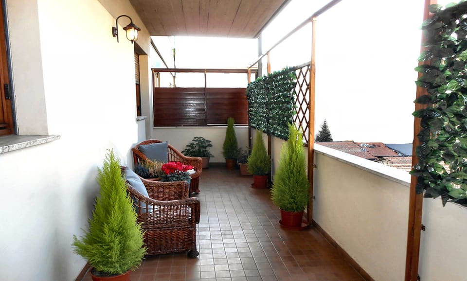 Terrace rear side building