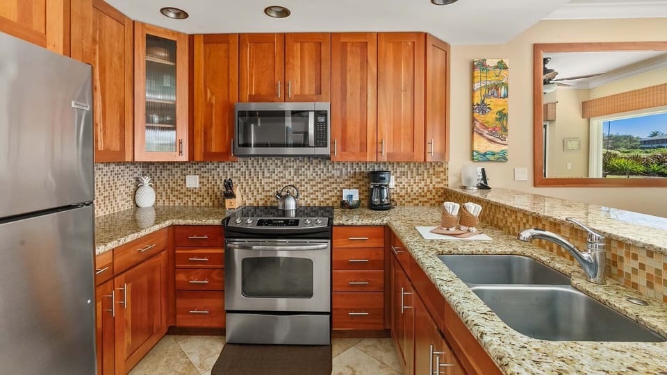 Poipu Sands at Poipu Kai Resort #412 - Fully Equipped Kitchen - Parrish Kauai