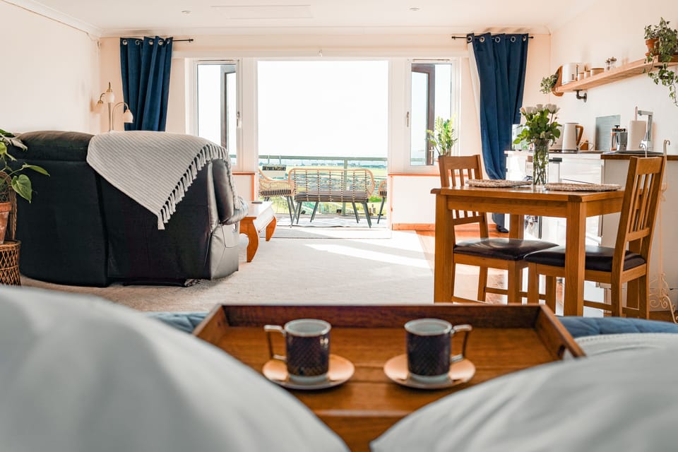 Sea views from the comfort of your bed- what better way to relax?