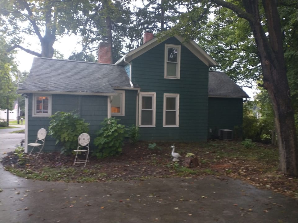 Back of cottage