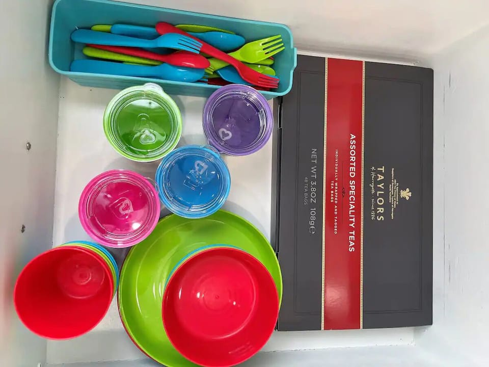 Prepare culinary delights in our well-equipped  kitchen