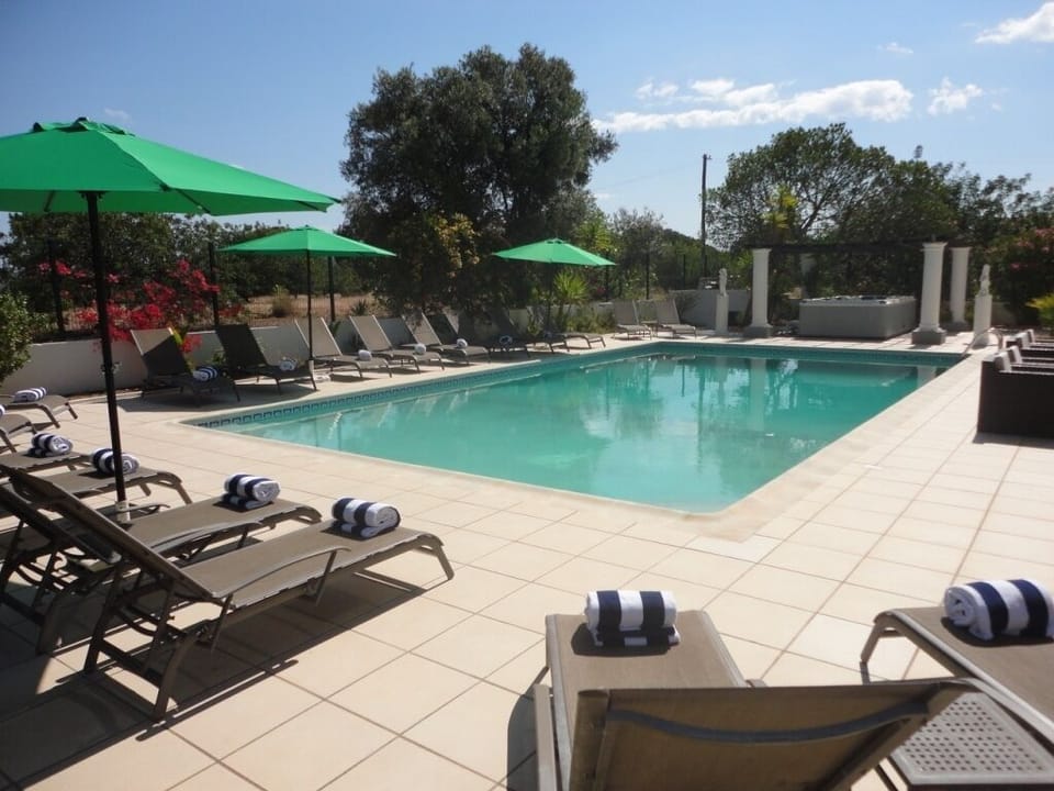 Oversize private pool 13m x 7m with night lighting