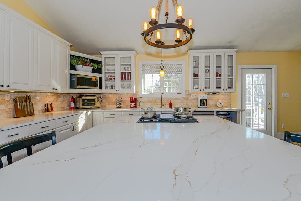 New granite countertops and cabinets recently installed March 2023