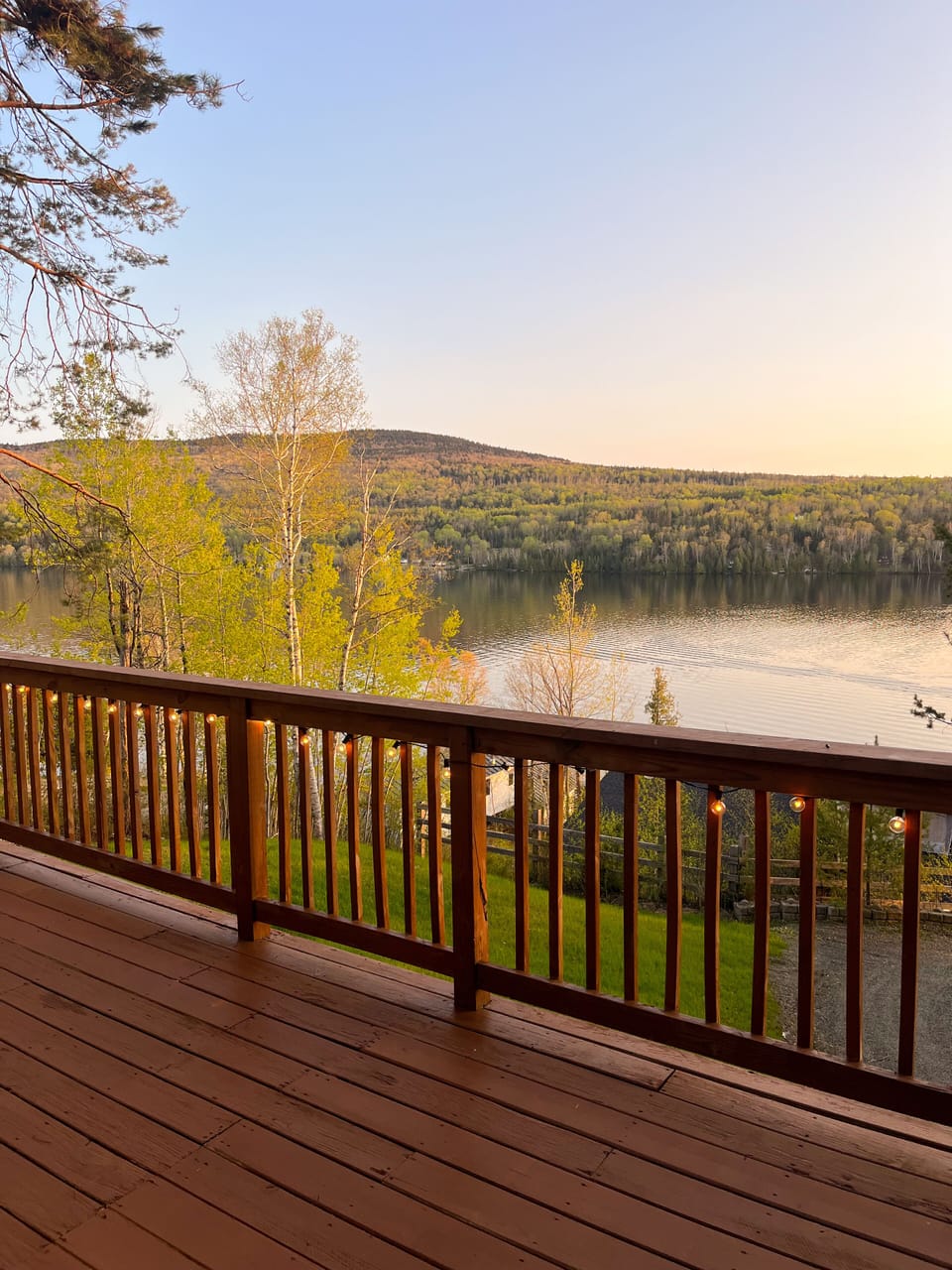 Views from the Deck of Rangeley Lake