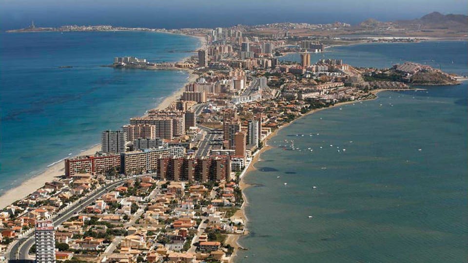 Aereal View of "La Manga"