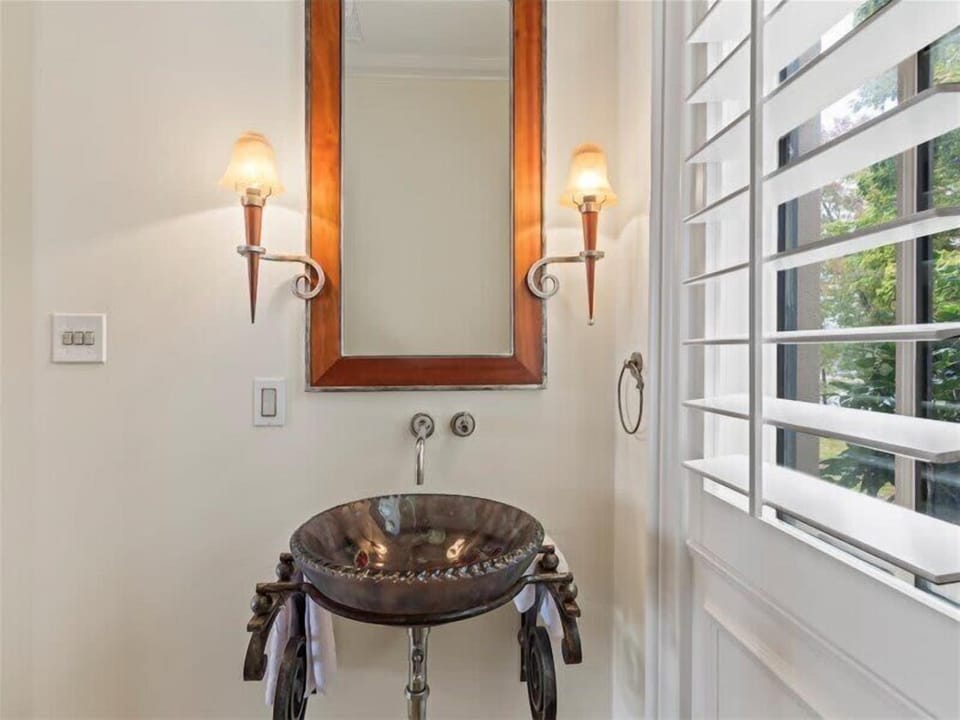 Half bath off of kitchen