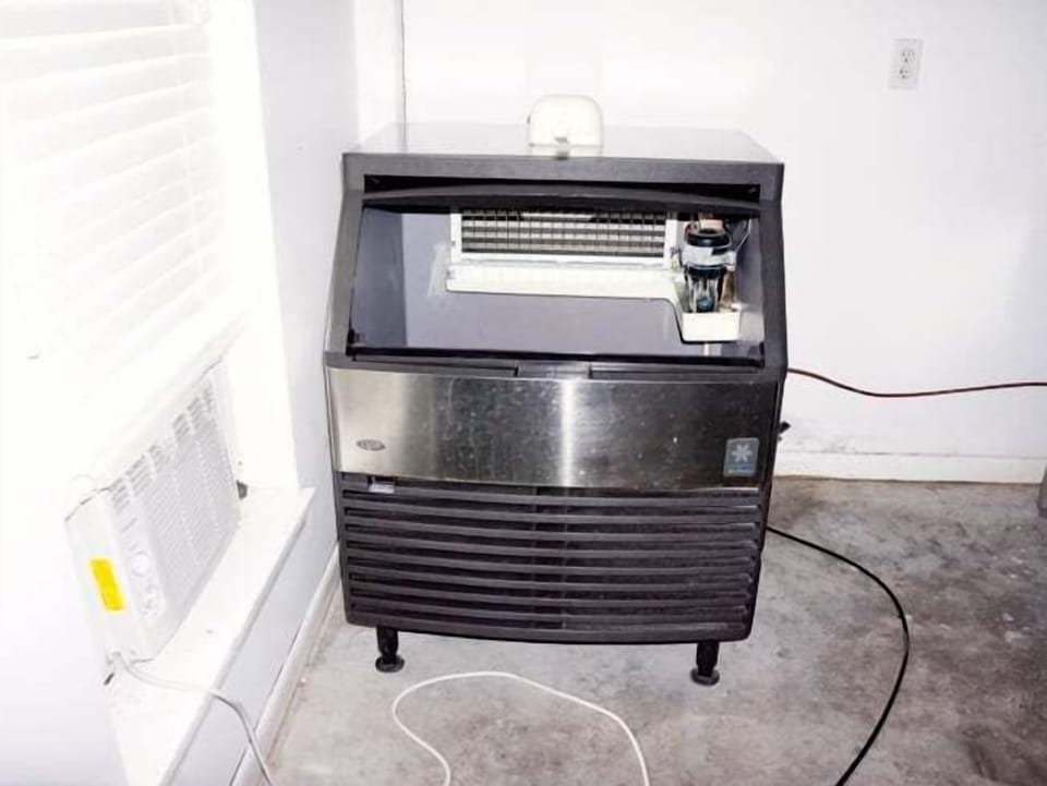 Ice Machine and Fishing Gear storeroom