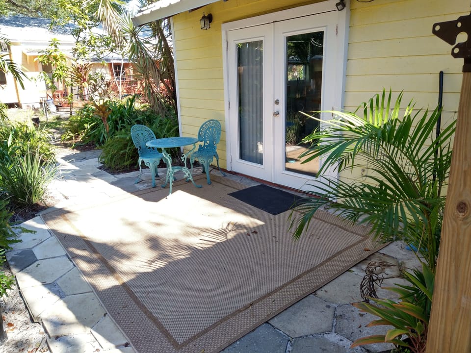 Private patio area