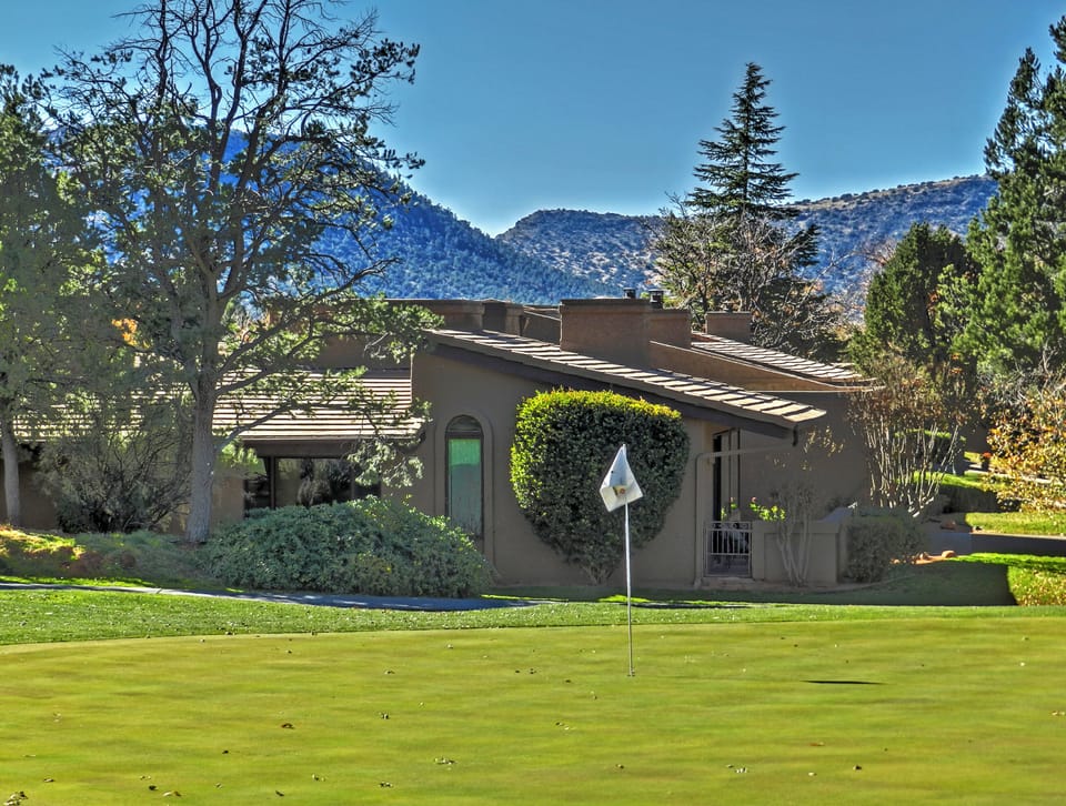 Home is next to golf course