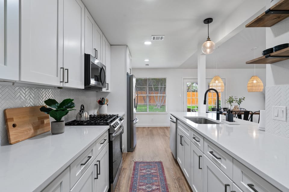 Plenty of Natural light throughout the house