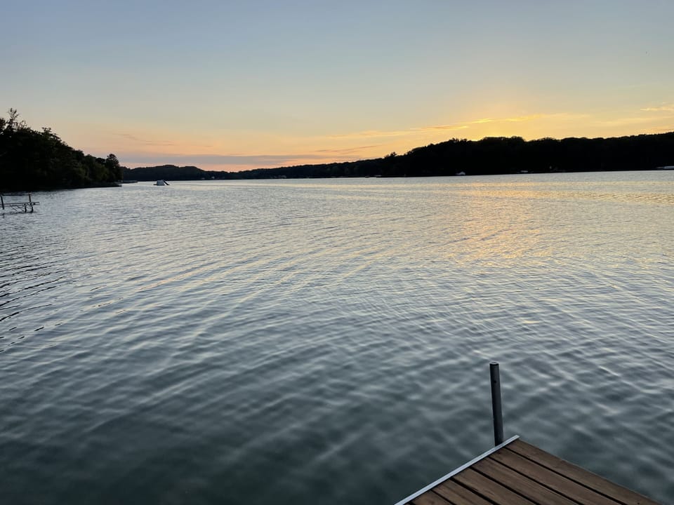 Sunset on Stony Lake