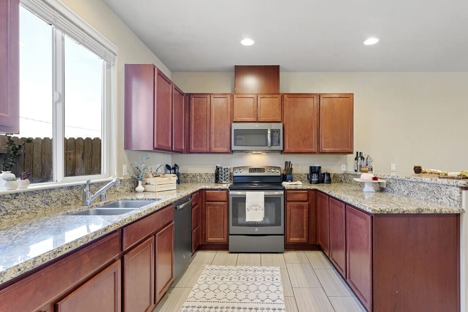 Whip up delicious meals in our spacious and well-appointed kitchen.