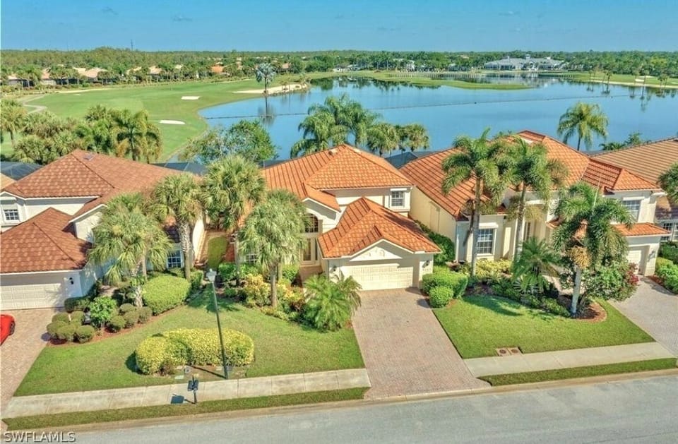 Upgraded Lot with Fountain Lakes in Front and Back