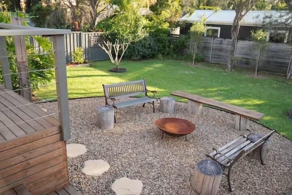Back yard - fire pit