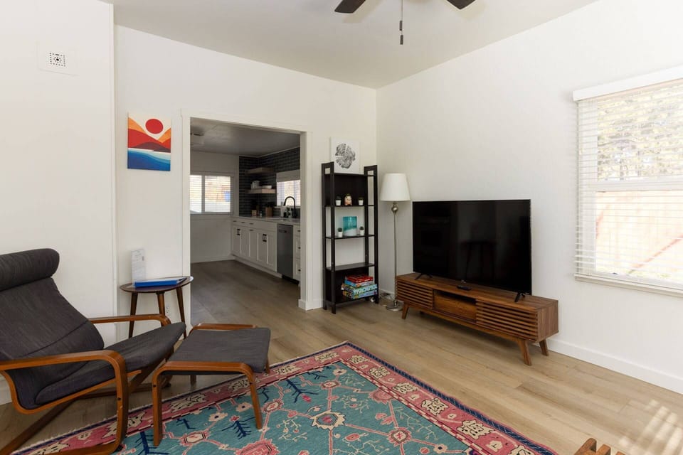 Watch you favorite movies, shows, and sports on this smart tv after a day exploring Central Oregon.