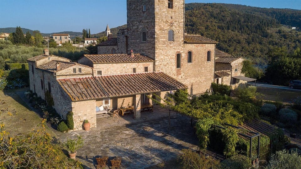 The aperitivo corner at sunset