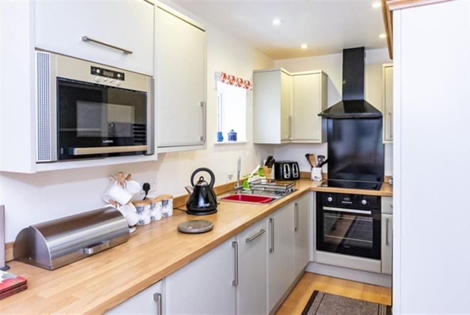 Fully equipped kitchen at BridgeView in West Burton in the  Yorkshire Dales