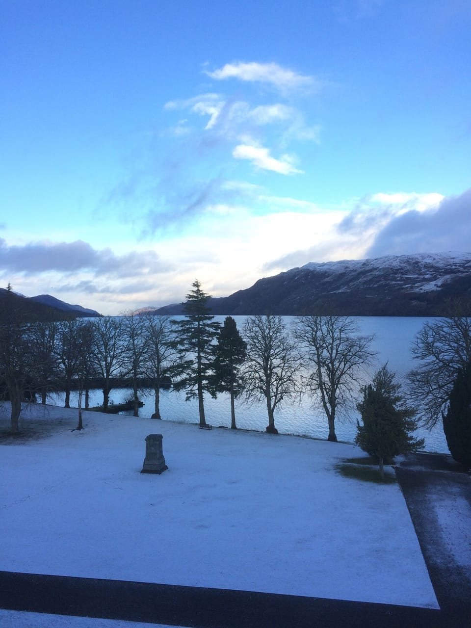 View from the bathroom window 
Can you see the monster ? 