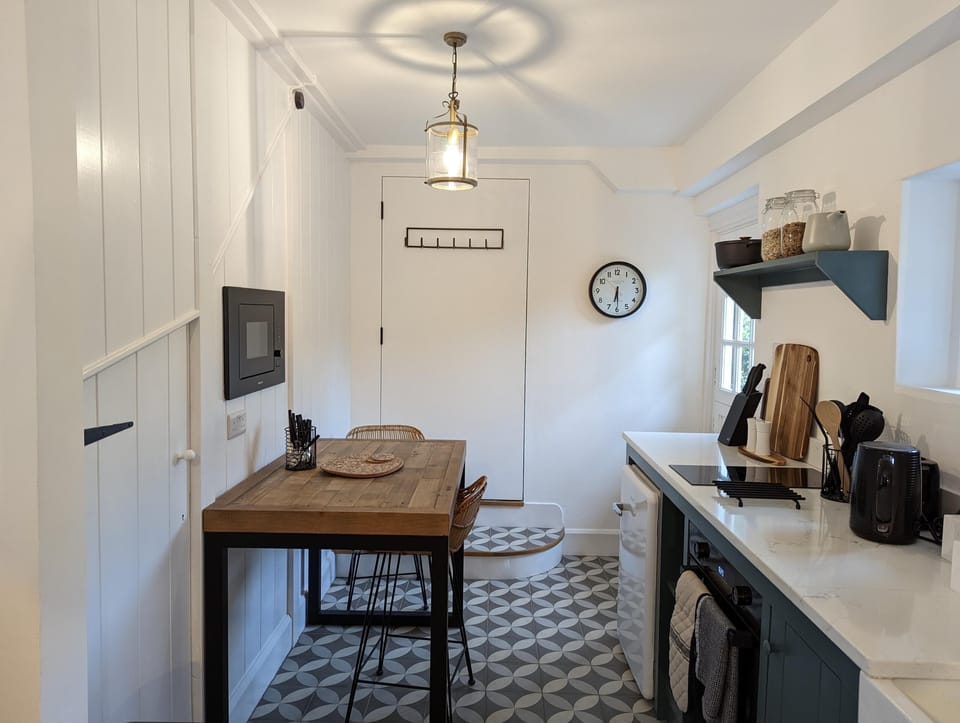 light and bright kitchen diner