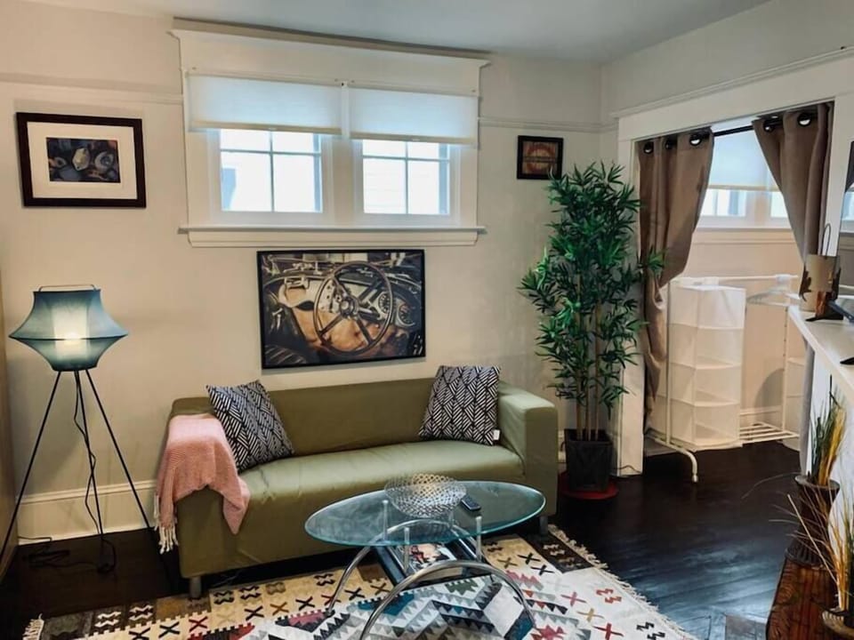living room and bedroom