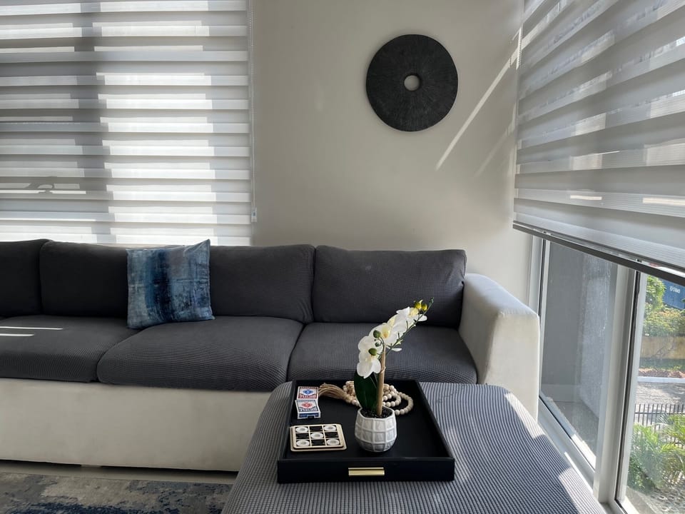 Living room sectional.
