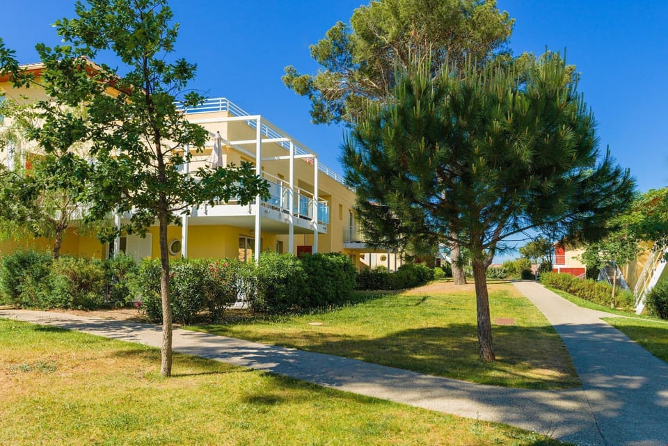 Stroll around this lovely property after a great day.