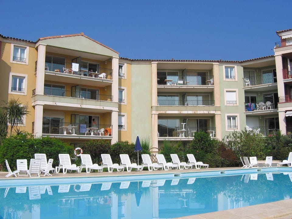 Take in gorgeous views while lounging around the on-site outdoor pool.